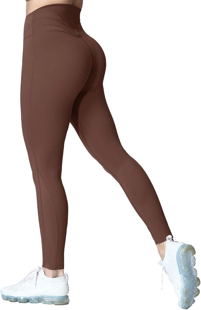 Aoxjox High Waisted Workout Leggings for Women Trinity Yoga Pants 26.5" | Amazon (US)