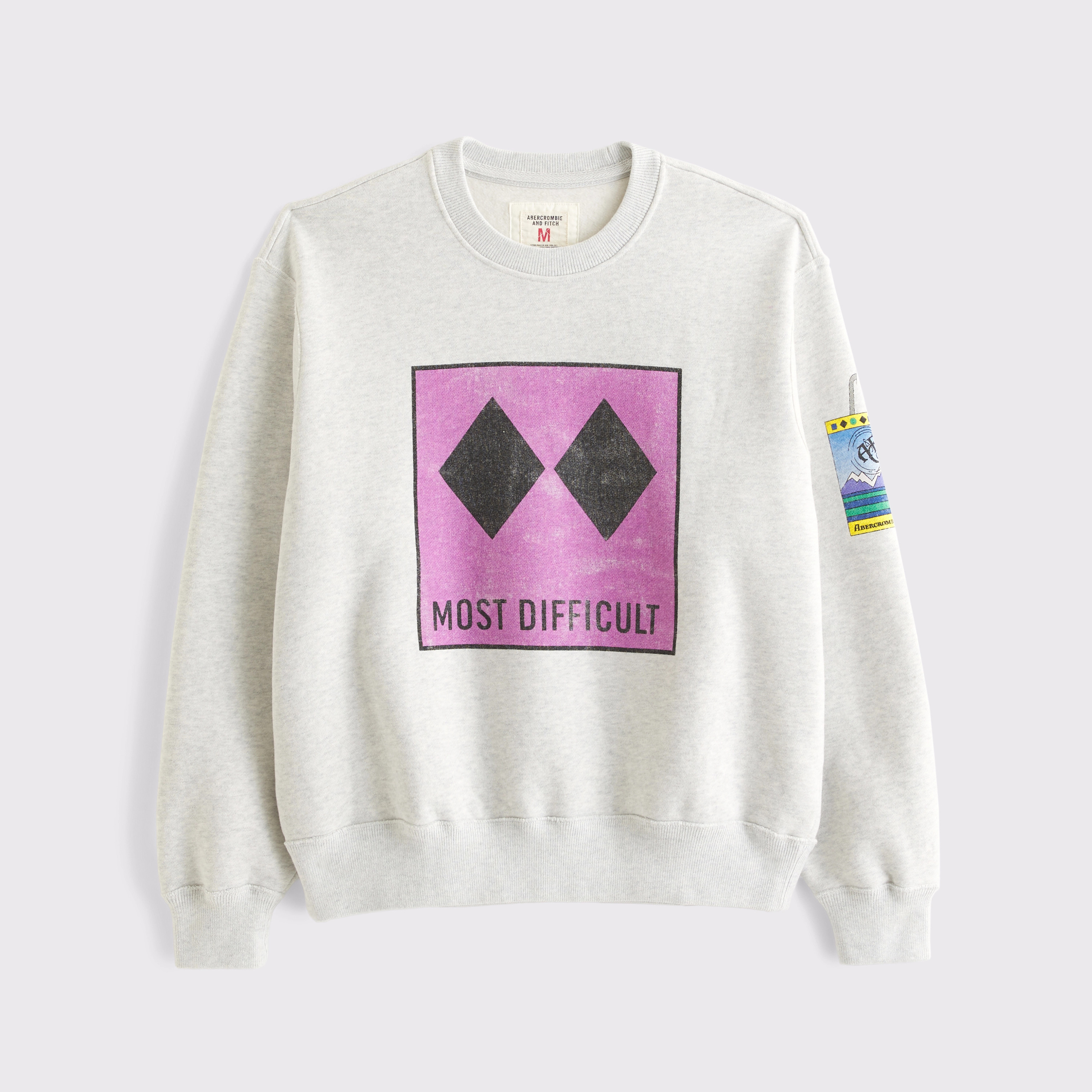 Graphic Crew Sweatshirt | Abercrombie & Fitch (US)