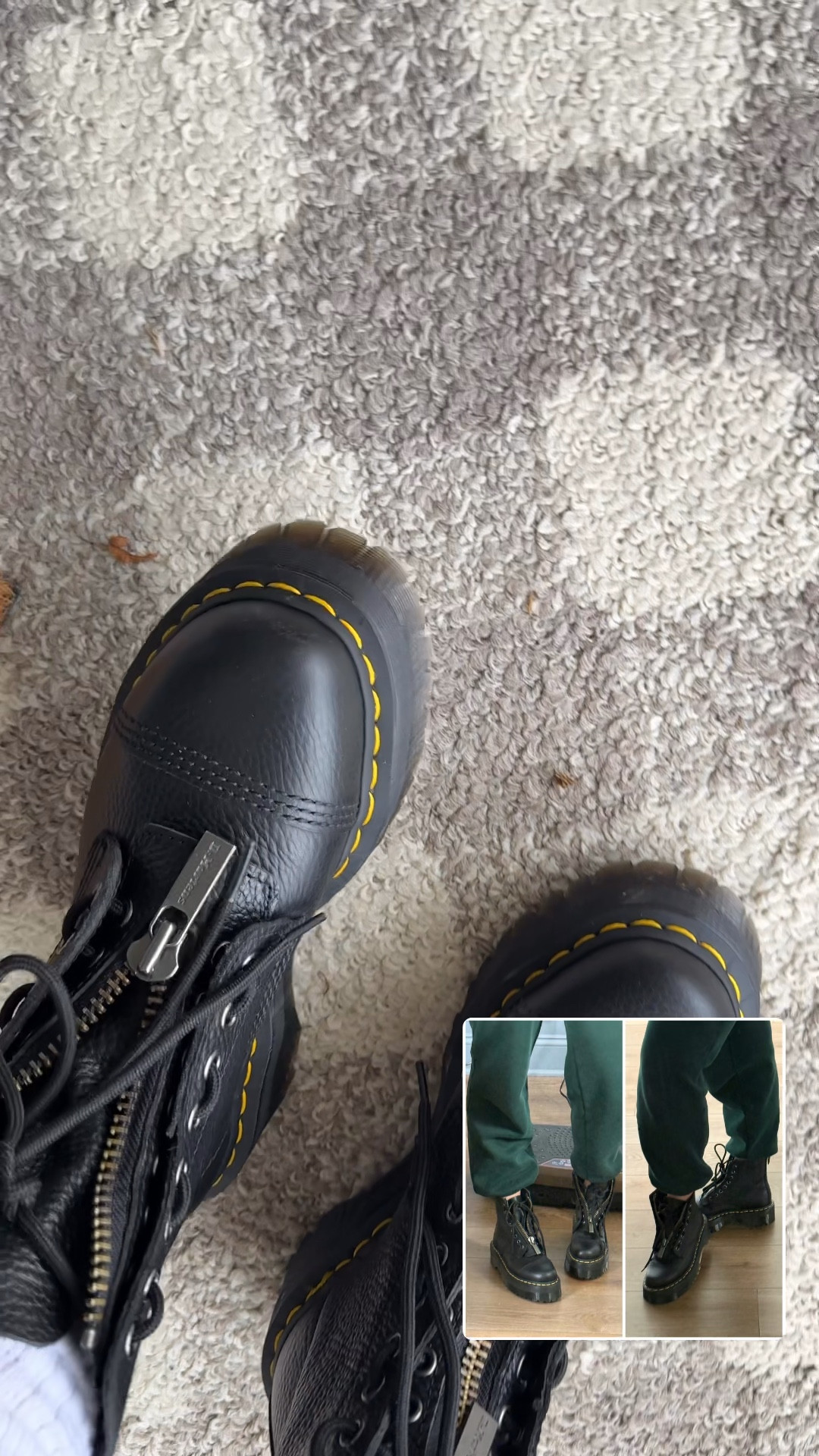 LOVE LOVE these Doc Marten’s with scrunchy socks and leggings!!!! 😍🖤
They do run slightly big but fit perfect with thick socks. 

#LTKgrwm #LTKootd #LTKU