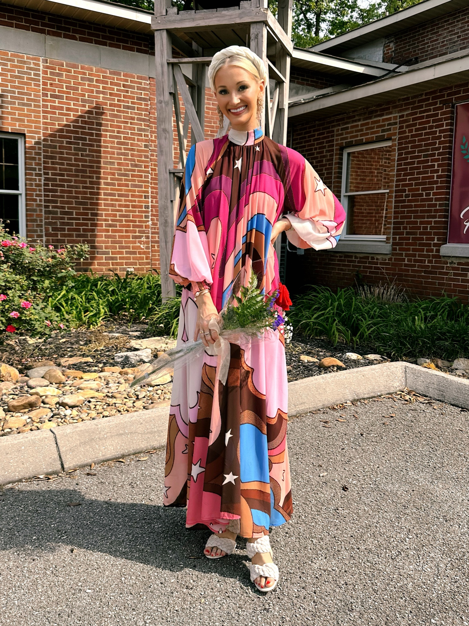 Under $100 maxi dress (size S) paired with braided headbnd & Steve Madden Heels!

#LTKshoecrush #LTKunder50 #LTKstyletip