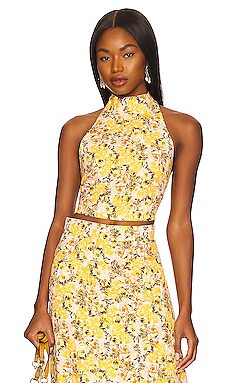 Lana Tie Top in Island Floral | Revolve Clothing (Global)