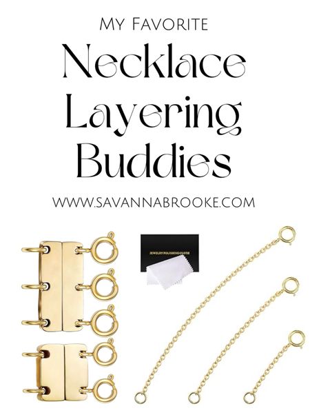 I use both of these everyday. The magnetic layering piece helps so much with keeping necklaces from getting tangled and the extenders are great for getting your necklace to the desired length  

#LTKsalealert #LTKfindsunder50
