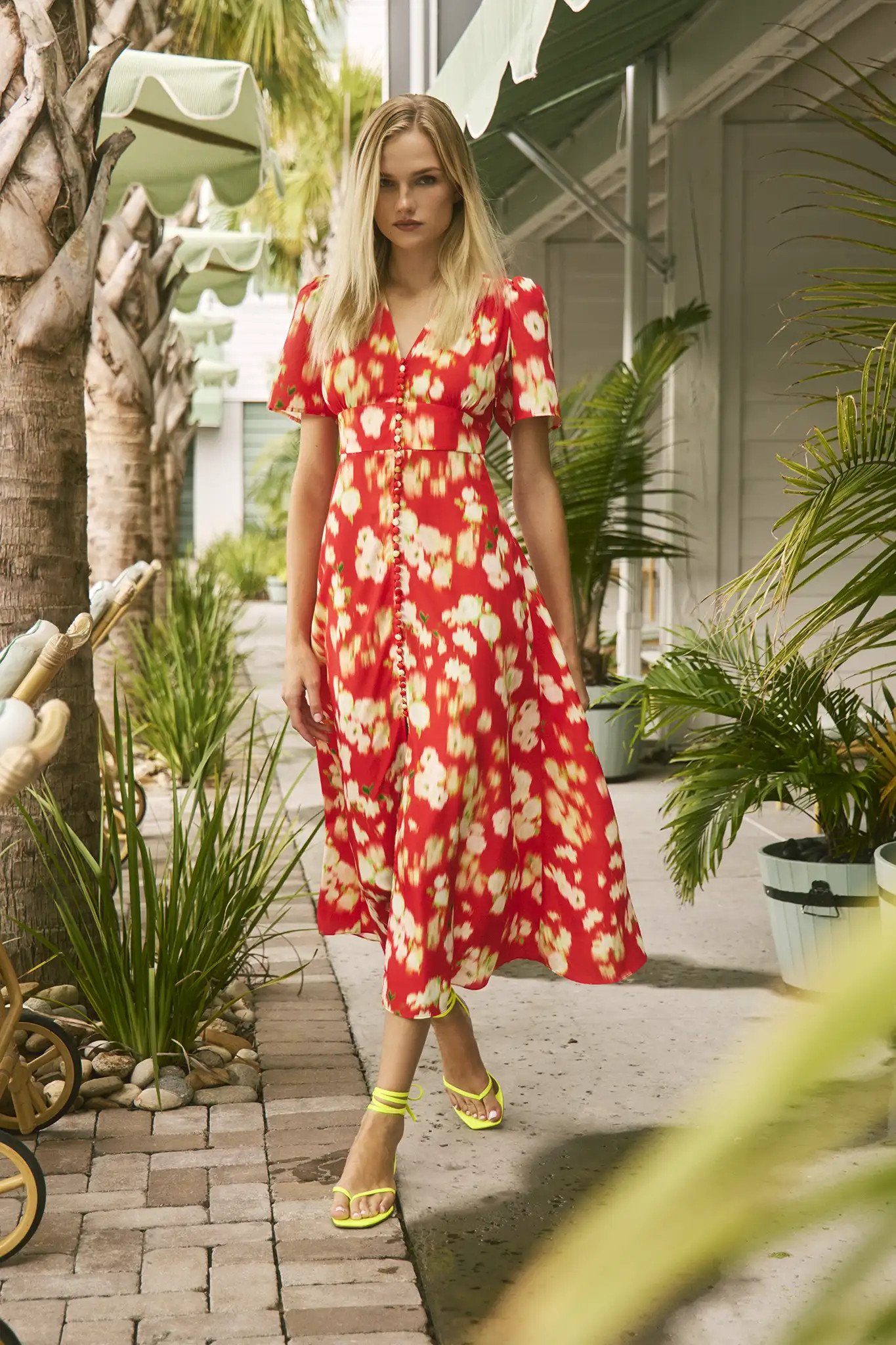 Larson Dress | A-line Midi Dress | Hunter Bell | Hunter Bell