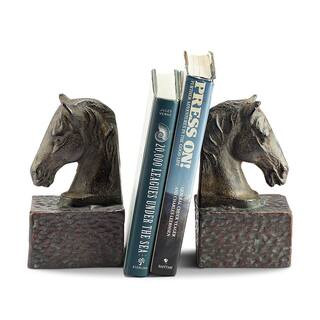 Bronze Metal Horsehead Bookends (Set of 2) 51079 - The Home Depot | The Home Depot