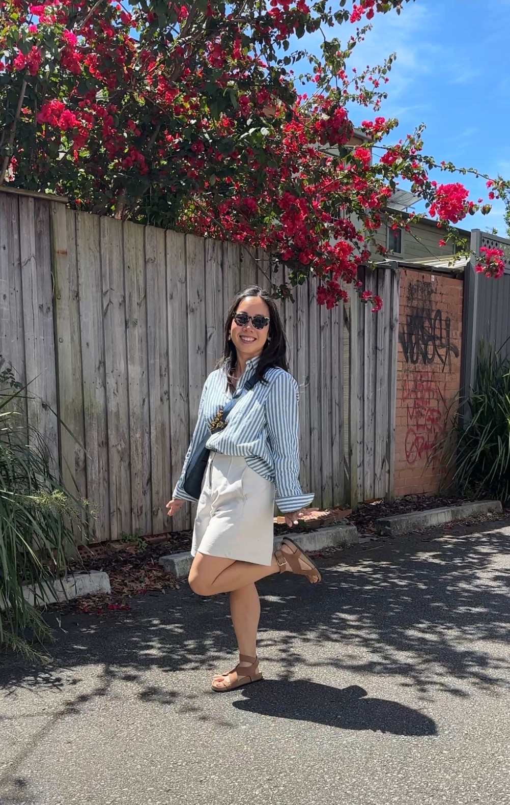 Out and about with the fam today in this outfit - size FR38 / US 6 in the shirt, my shorts are an old season style but I’ve linked a similar pair, my exact sandals are also sold out but I’ve linked the current season colours, bag, sunglasses linked 

#LTKspring #LTKaustralia #LTKstyletip