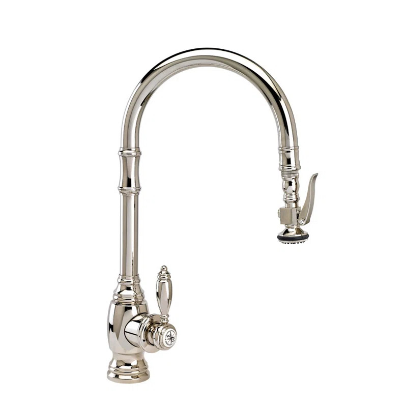 Traditional Plp Pulldown Faucet - Angled Spout | Perigold