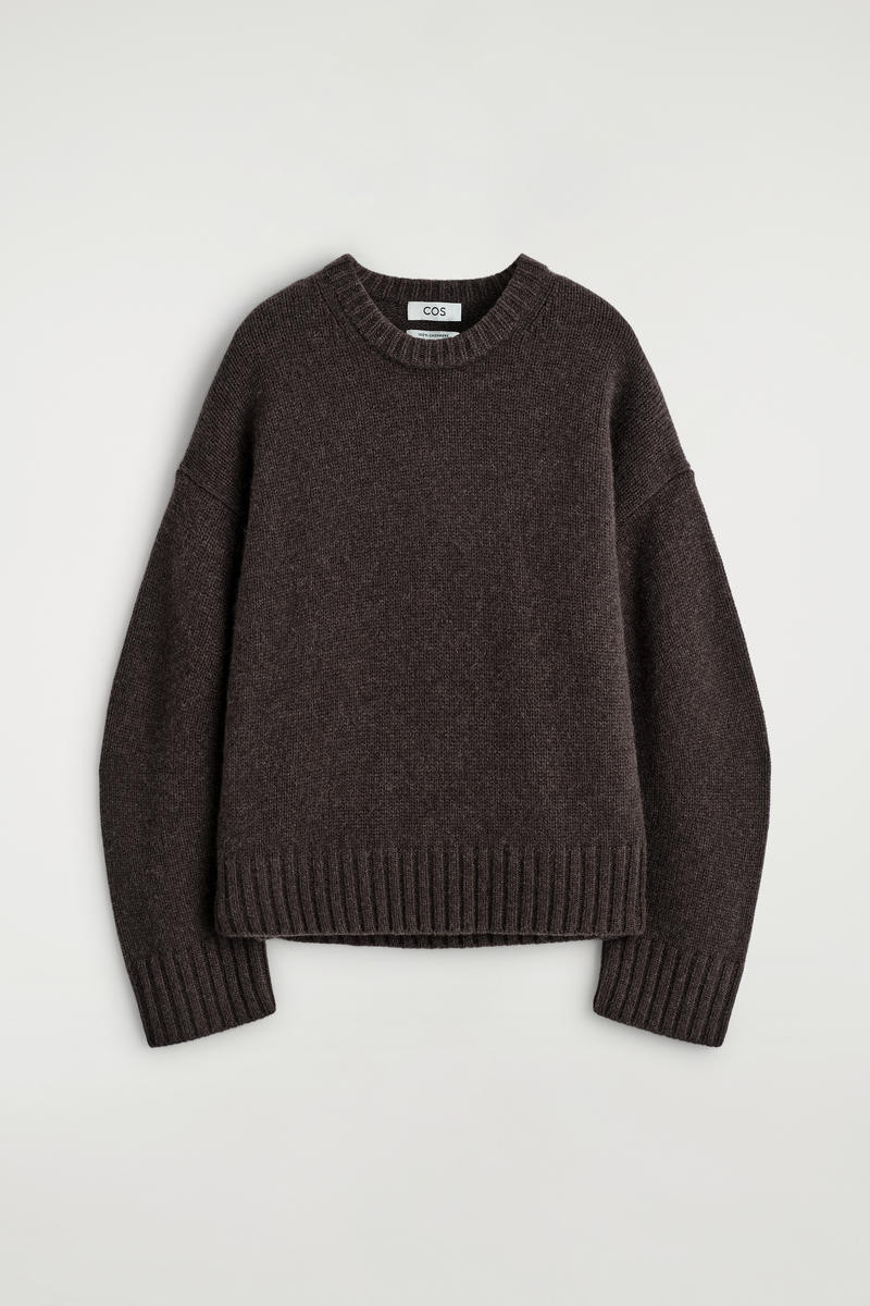 Chunky Cashmere Crew-Neck Jumper | COS UK