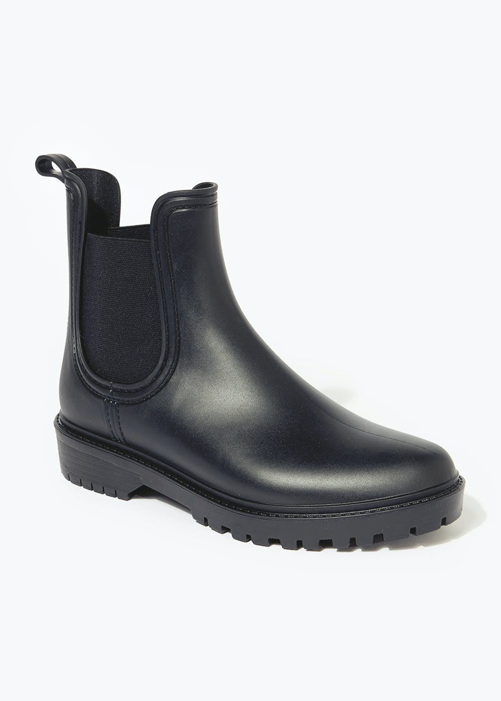 Black PVC Chelsea Welly Boots – Black | Matalan (UK)