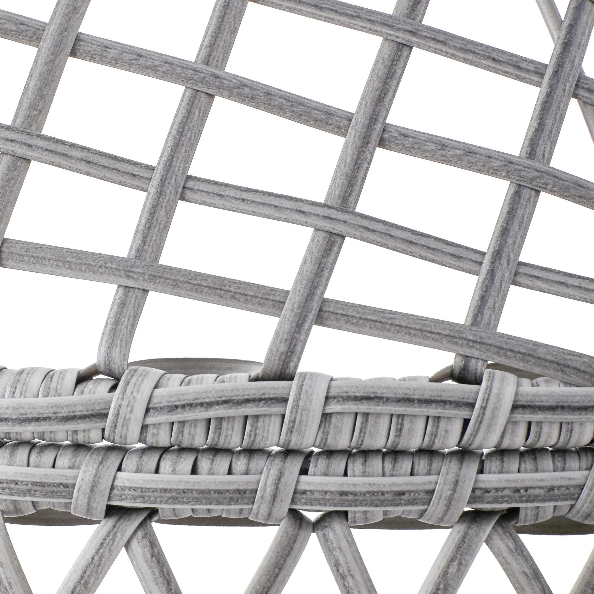 Better Homes & Gardens Ventura Outdoor Kid's Stationary Egg Chair, Gray | Walmart (US)