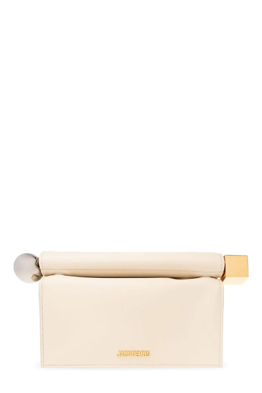 Jacquemus La Pochette Rond Carré Logo Plaque Clutch Bag | Cettire Global