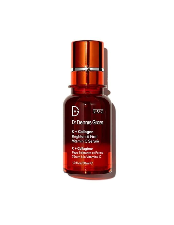 Dr. Dennis Gross C + Collagen Brighten & Firm Vitamin C Serum: for Dull Complexion, Wrinkles, Une... | Amazon (US)