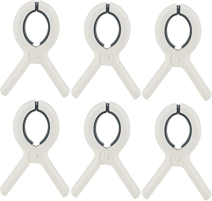Beach Towel Clips Plastic Clothespins-Heavy Duty Clothes Pins for Beach Chair Pool Chair on Cruis... | Amazon (US)