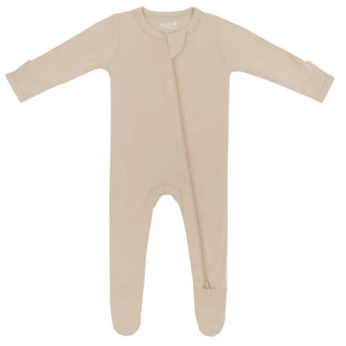 Kyte BABY Zippered Footie Almond | Well.ca