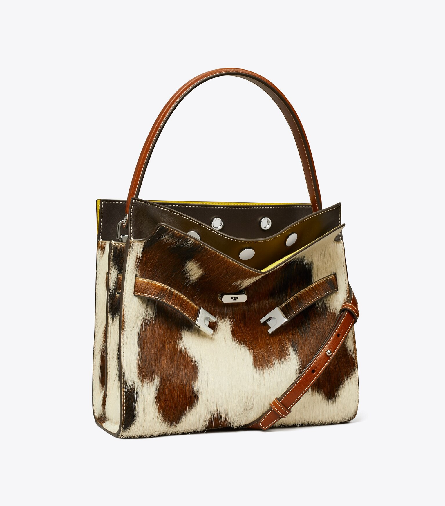 Petit double sac Lee Radziwill en cuir de veau: Femme Sacs | Sac à Main | Tory Burch FR | Tory Burch (US)