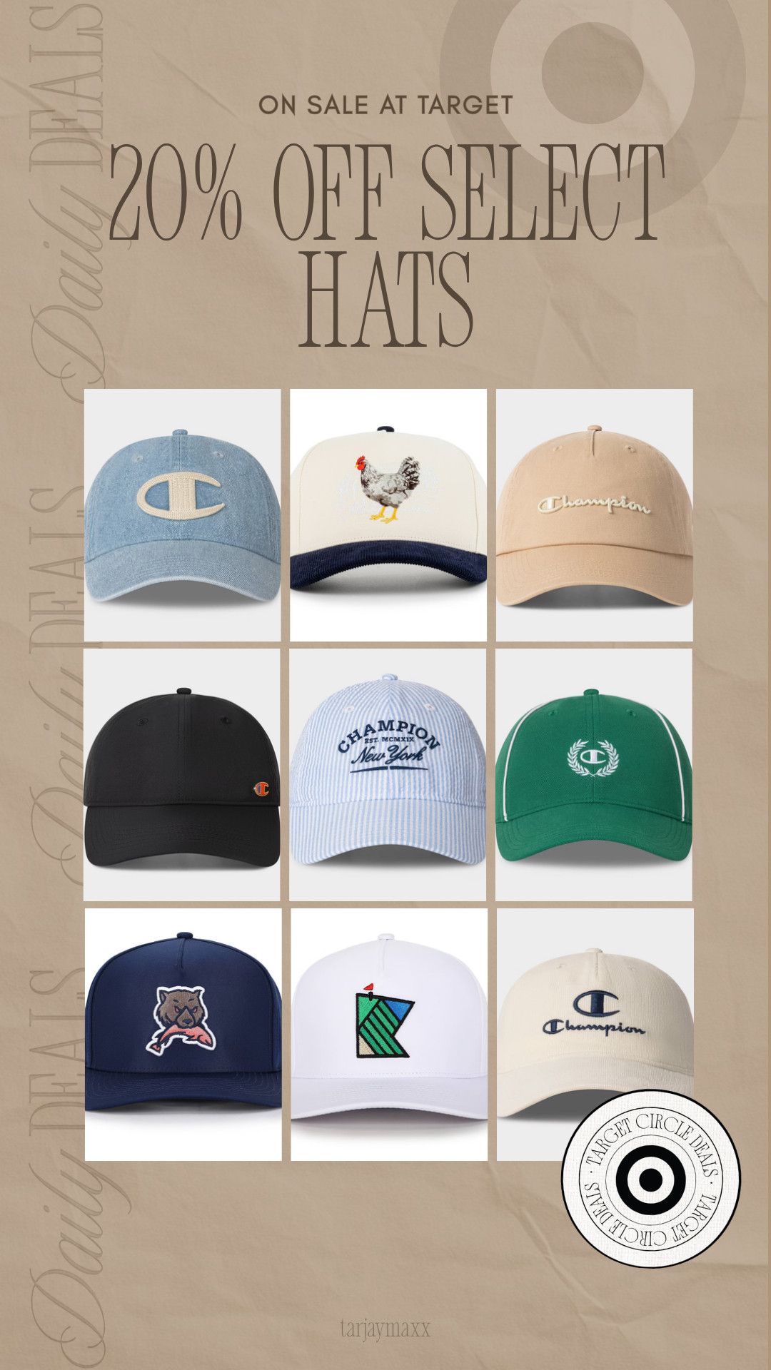 Select hats are 20% off and there are so many good options for summer outfits, vacation outfits, country concert outfits, and everyday wear. If you're shopping for yourself or looking for an easy Father's Day gift, now's the time to grab one before the sale ends.

wedding guest dress summer, summer outfits, summer dresses, fathers day gift guide, country concert outfits, travel outfits, work outfits, hats, baseball caps, target deals, mens style, casual outfits, target circle week, vacation style, accessory finds, deal alert
 

 #LTKSeasonal #LTKMens