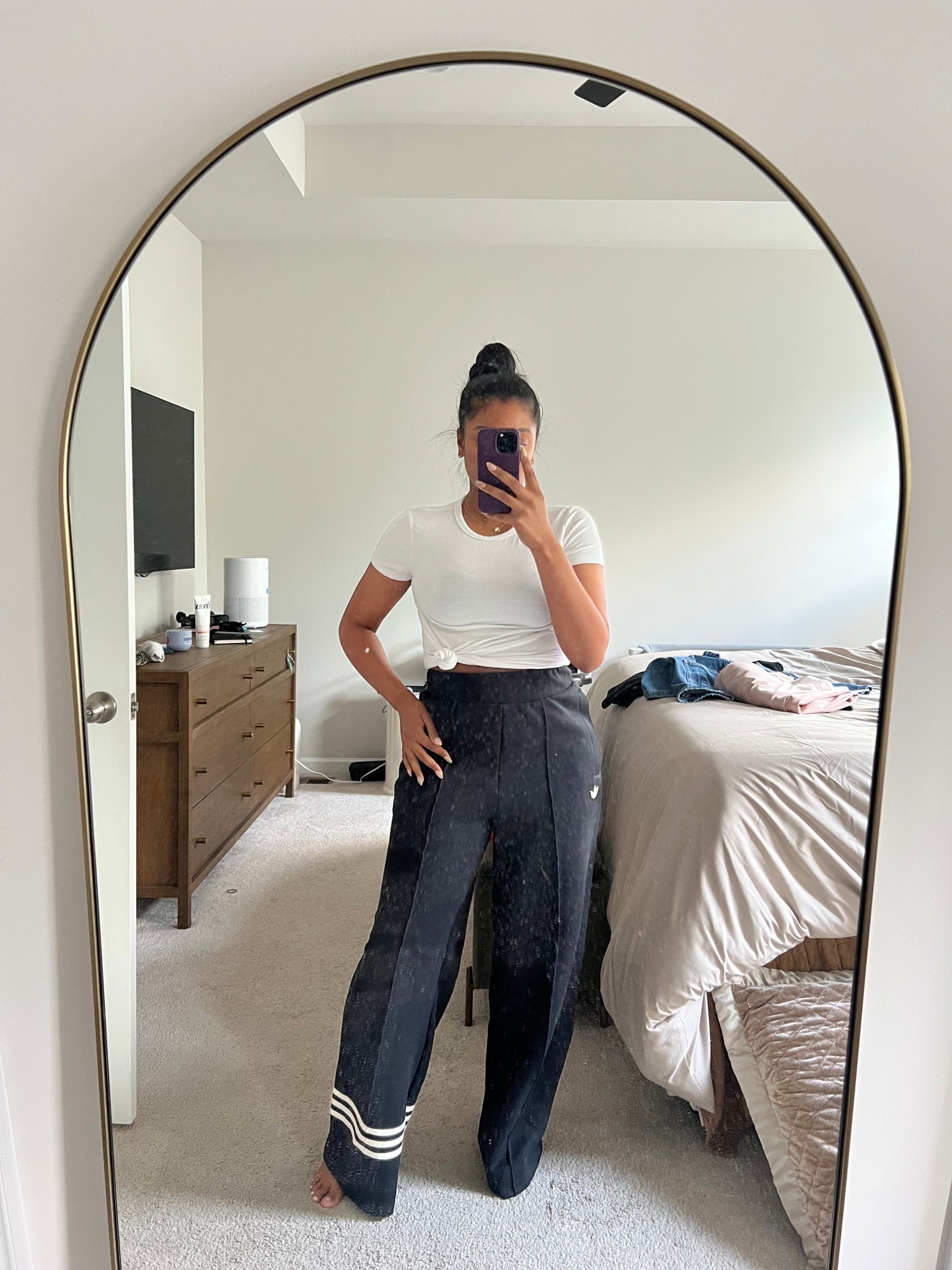 Shirt size: medium
Pants: medium 

#LTKMidsize #LTKSeasonal