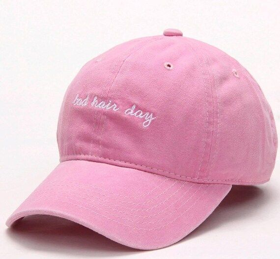 Cancer Cap-Cancer Baseball Hat-Bad Hair Day Cap-Baseball Hat-Cancer Hat-Cotton Trucker Cap-Pink Base | Etsy (US)