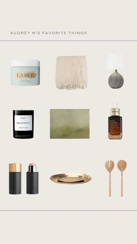 Audrey M’s Favorite Things

#LTKhome