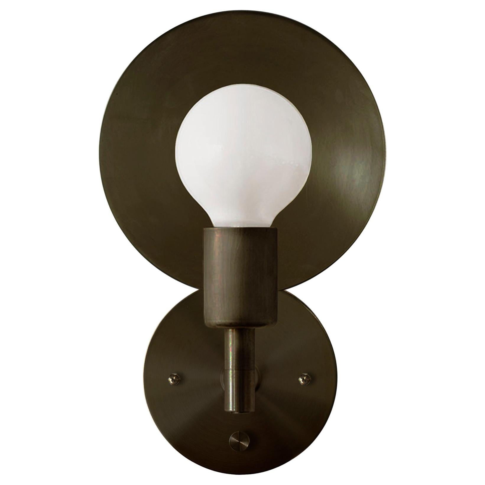 Workstead Orbit Sconce in Hand Finished Bronze | 1stDibs