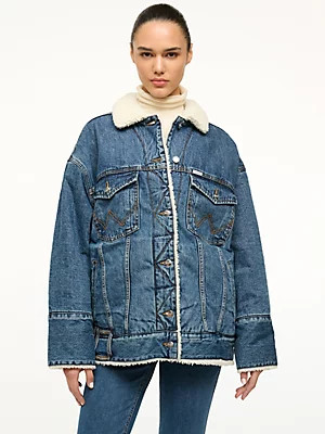 Wrangler + STAUD Reversible Biggest Jean Jacket | Wrangler