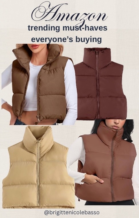 Cozy neutral layers are trending everywhere right now, and these Amazon puffer vests are the top fall/winter must-haves everyone is buying. I love how easy they are to style — throw on over a long sleeve, pair with leggings or denim, and you have an effortless neutral winter outfit idea. These pieces are perfect for building a capsule wardrobe, especially if you're looking for a brown puffer vest, beige puffer vest, or an everyday Amazon cropped vest that feels chic and elevated. If you love affordable, warm, and versatile Amazon fashion finds, these are the ones to grab while they’re trending.
Amazon puffer vest, Amazon fashion, neutral capsule wardrobe, Amazon fall finds, Amazon winter must-haves, cropped puffer vest, brown vest outfit, beige vest outfit, trending Amazon fashion, winter layers, cozy fall outfits, viral Amazon vest, everyday layering staples.


#LTKSeasonal #LTKHoliday #LTKCyberWeek
