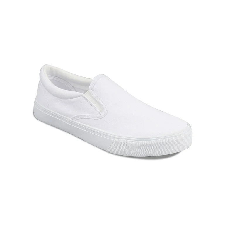 No Boundaries Women's Twin Gore Canvas Slip On Sneakers | Walmart (US)
