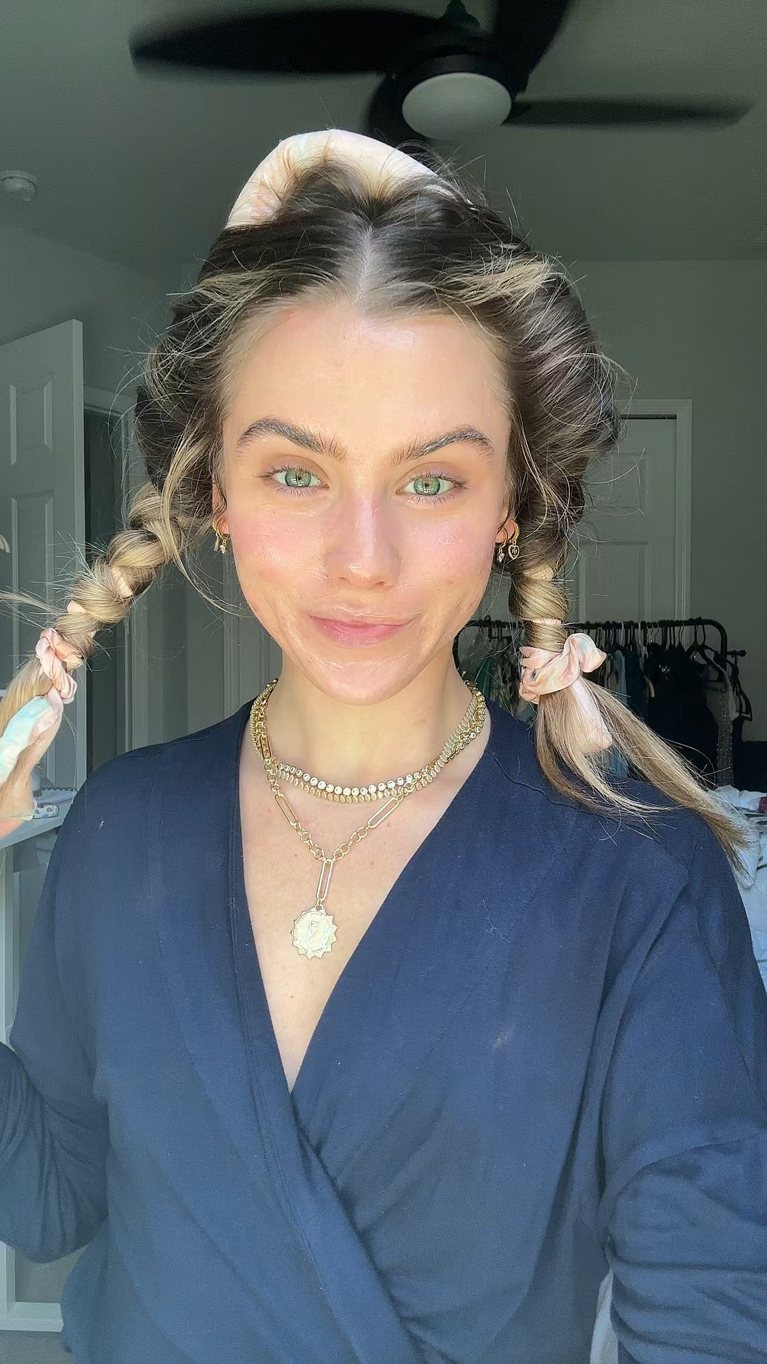 Kitsch Satin Heatless Curling Set - Heatless Hair Curlers to Sleep in - Heatless Curls Overnight - Heatless Curling Rod - No Heat Curls Overnight - Overnight Blowout Rods - Soft Hair Rollers. My greatest hair hack has got to be sleeping in a hair ribbon. This is what gives me my heatless hair curls. These curls are always bouncy, voluminous, shiny, and perfection that require absolutely zero heat, saving my hair on necessary, heat damage while still getting those desirable curls. I have lots of tutorials on how I put them in my hair saved my TikTok and Instagram @sloanevosen. TUTORIAL: https://www.tiktok.com/t/ZP8Y6b72q/ #hair #heatlesscurls #heatlesshair #heatlesswaves #hairstyles #hairhack #hairhealth #heatlesshairstyles #hairroutine #hairribbon #heatlesshaircurler 

#LTKBeauty #LTKgrwm #LTKFindsUnder50