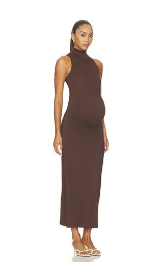 BUMPSUIT The Serena Dress in Chocolate. - size M | Revolve Clothing (Global)