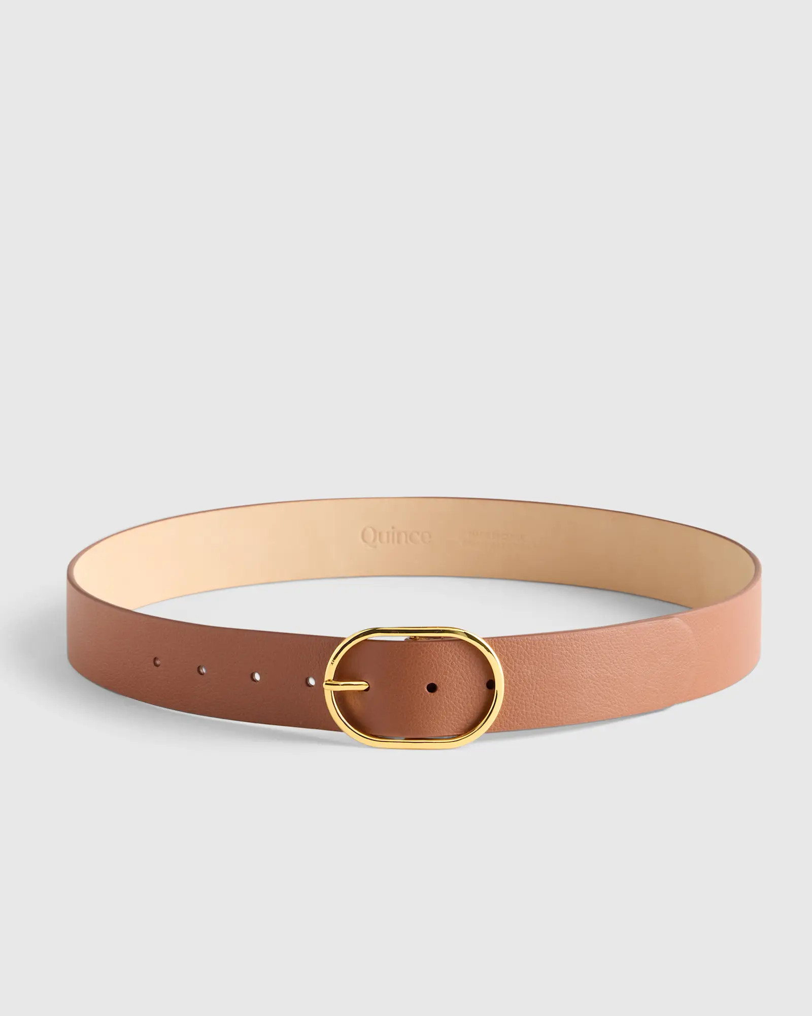 Cleo Oval European Leather Belt | Quince