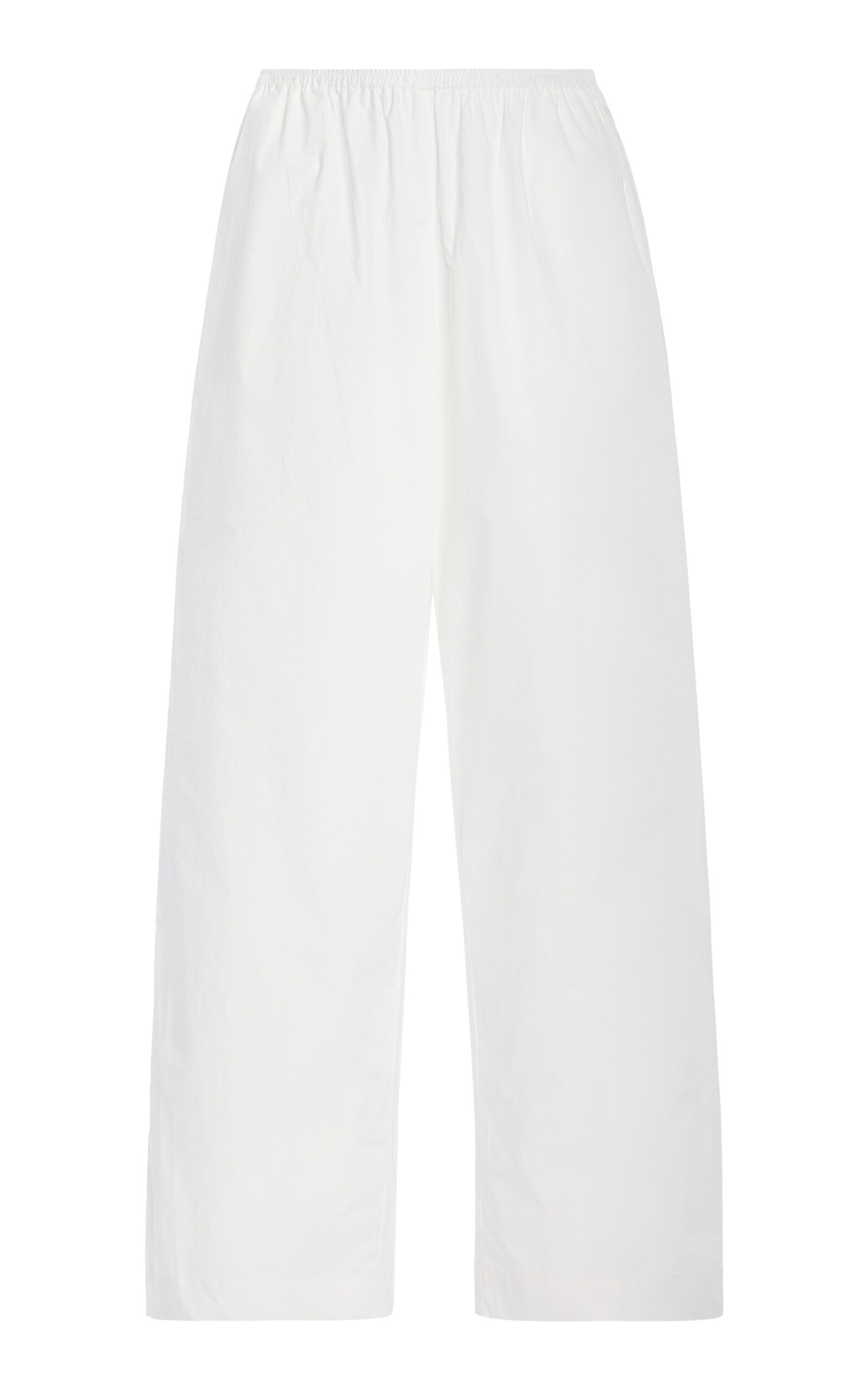 Deiji Studios - Ease Cotton Pants - White - L - Moda Operandi | Moda Operandi (Global)