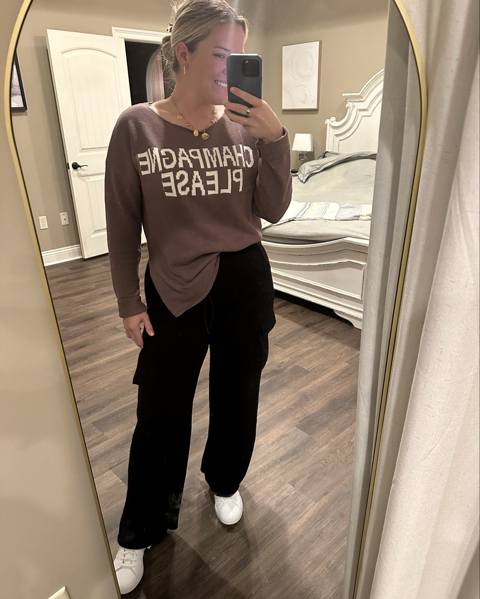 New years outfit, champagne sweater, new years, sweater, casual 

#LTKSeasonal #LTKFindsUnder50 #LTKHoliday