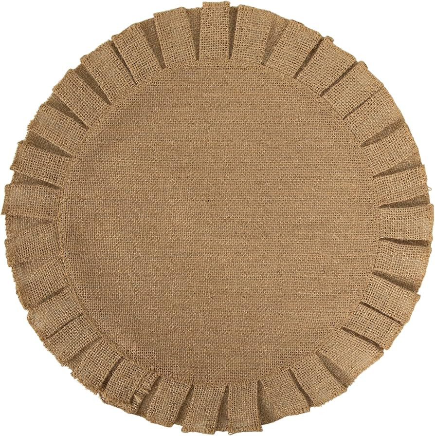 Jute Placemats, Set of 4, Natural, 16 x 16 inches, Rustic Farmhouse Style | Amazon (US)