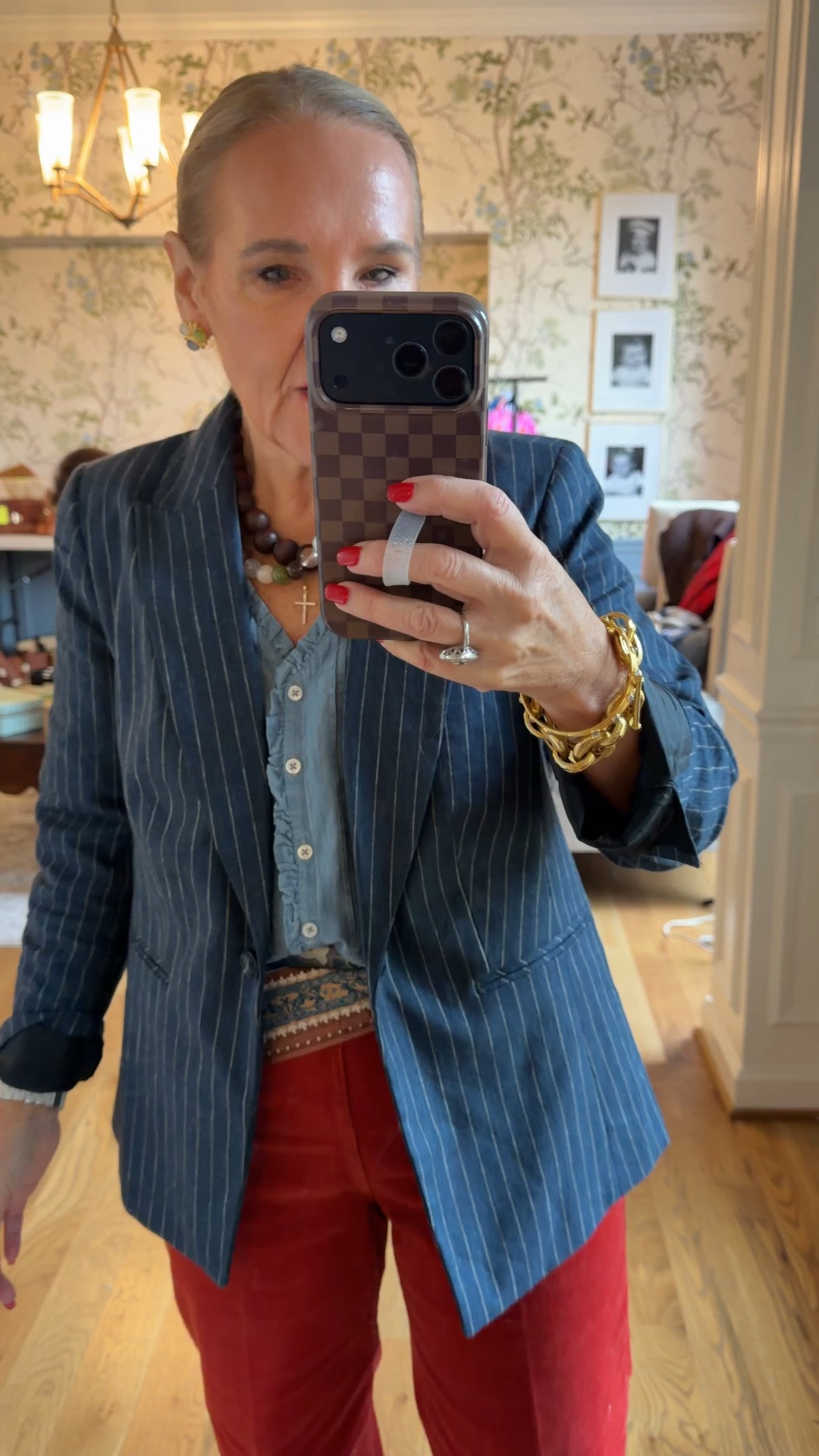 Jacket 10 petite 
Blouse small
Pants med/8 petite
These shoes are a great fall shoe!

#LTKOver40 #LTKootd #LTKWorkwear