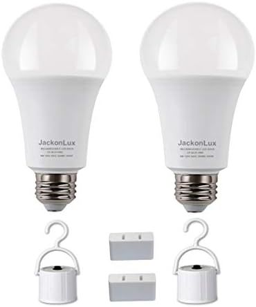 Rechargeable Emergency LED Bulb JackonLux Multi-Function Battery Backup Emergency Light For Power... | Amazon (US)