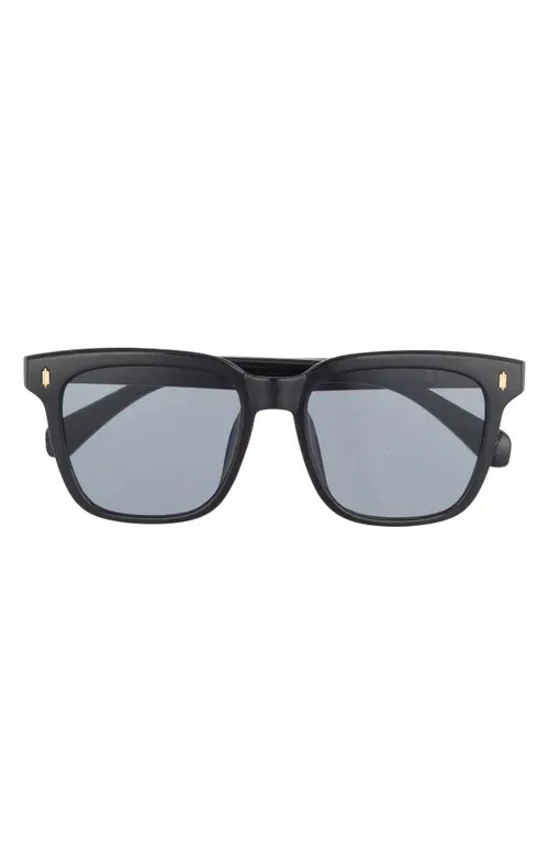AIRE Luna 54mm Square Sunglasses in Black /Smoke Mono at Nordstrom | Nordstrom