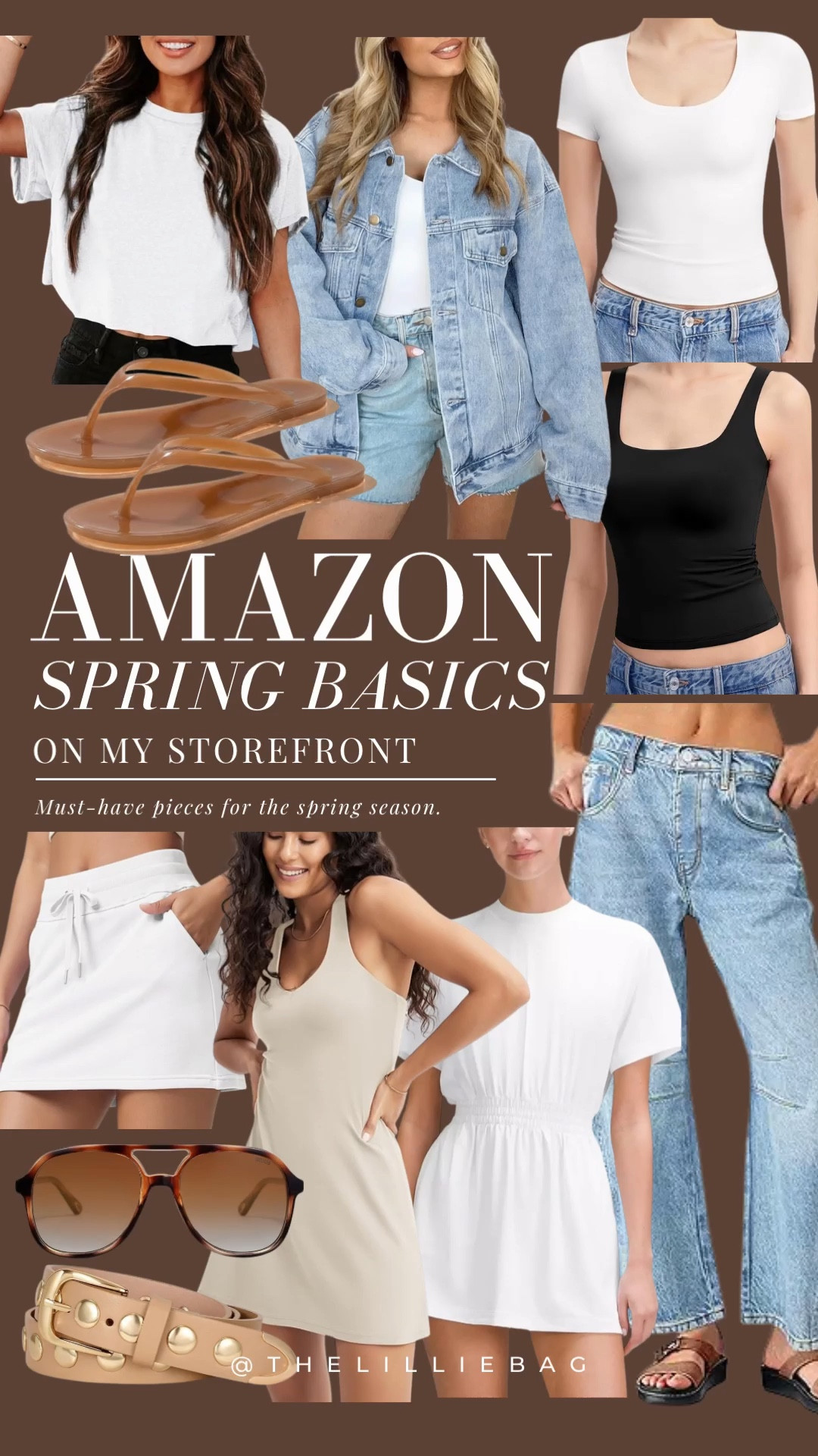 Amazon spring basics! Versatile pieces that you can wear all season long. 

Spring break. Spring outfits. Denim. Tee. Vacation outfits. Sandals  

#LTKSeasonal #LTKootd