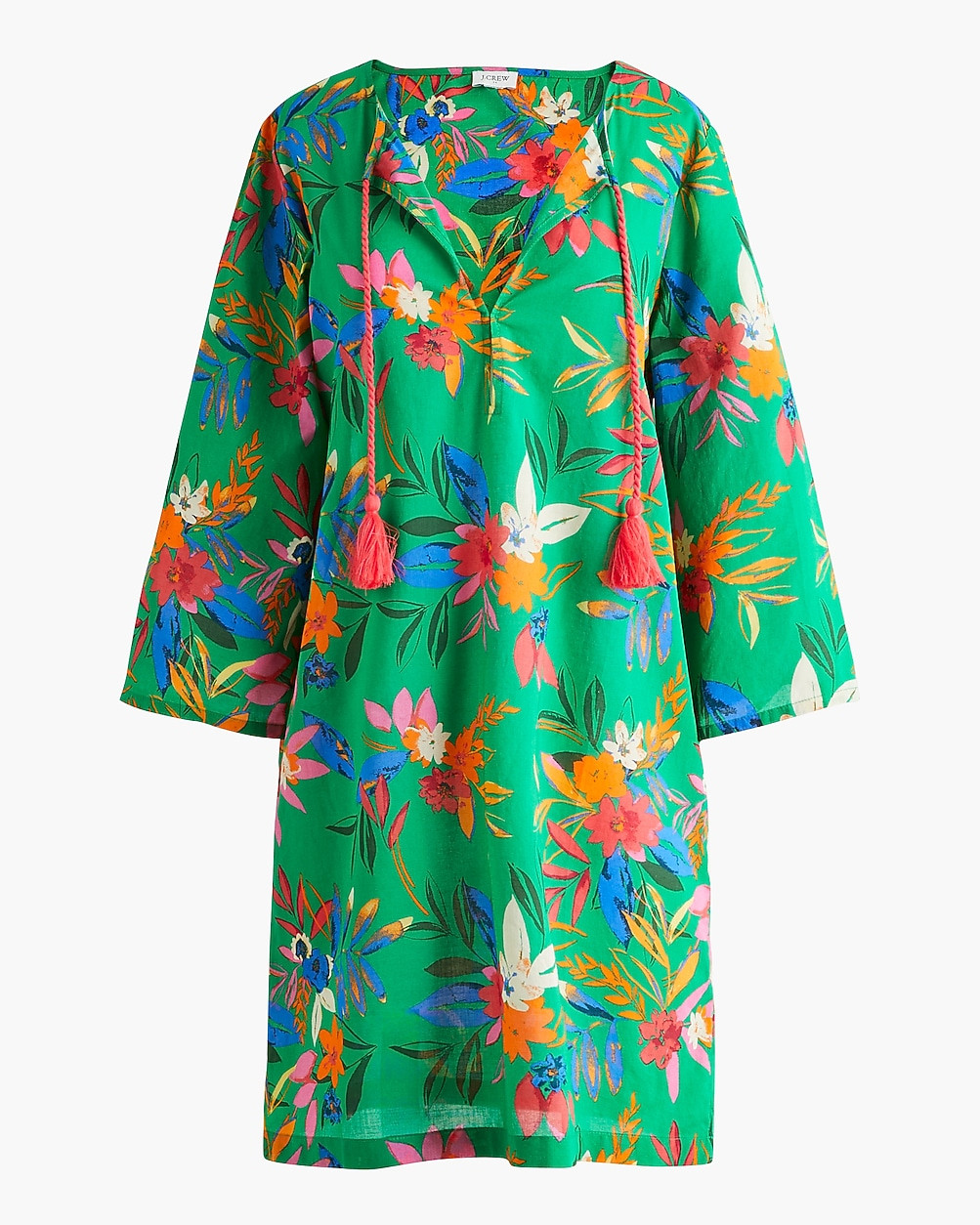 Printed cover-up tunic | J.Crew Factory