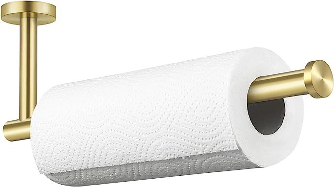 KES Kitchen Paper Towel Holder Brushed Brass for 11-Inch Long Paper Towel Roll Wall Mount Dispens... | Amazon (US)