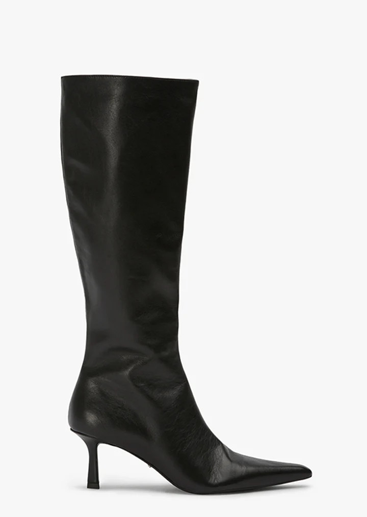 Quest Black Venice Calf Boots | Boots | Tony Bianco USA | Tony Bianco US