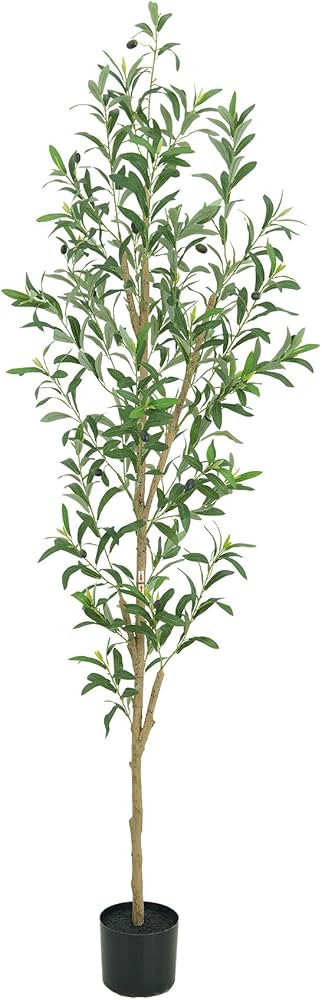 6FT Artificial Olive Tree, Realistic Faux Tree with Leaves and Fruits for Indoor Home & Office De... | Amazon (US)