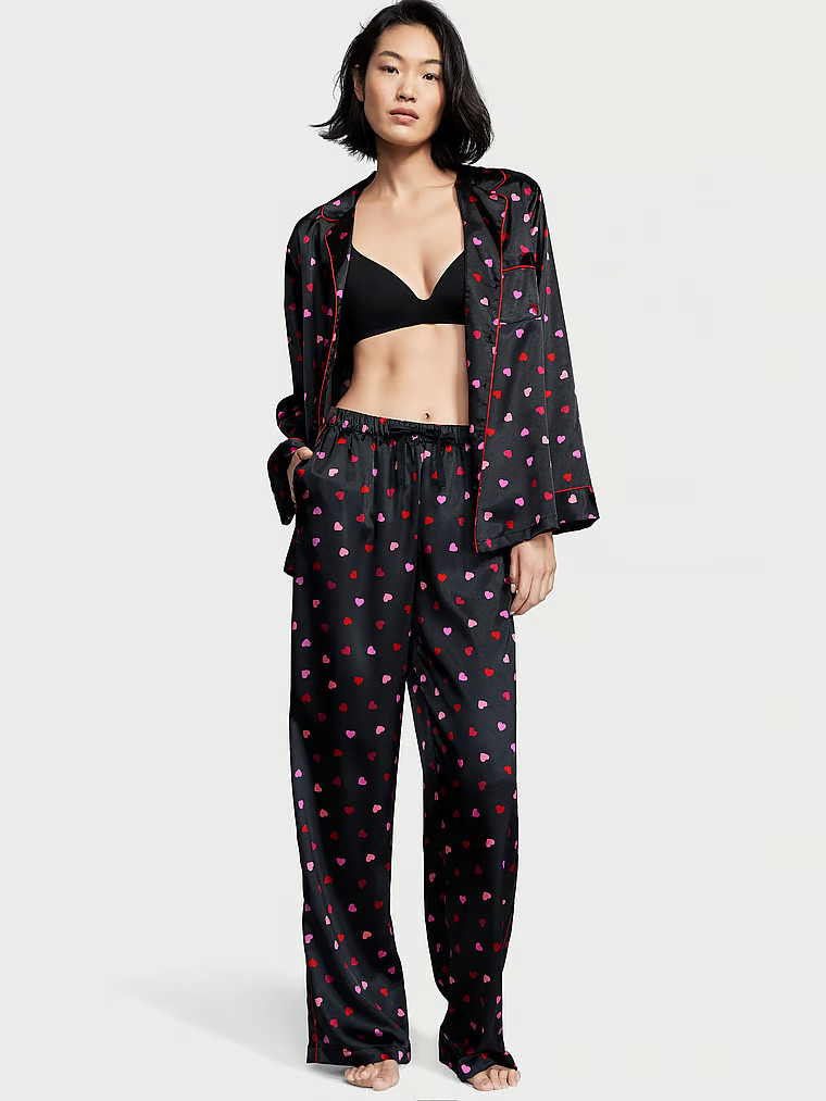 Satin Long Pajama Set | Victoria's Secret (US / CA )