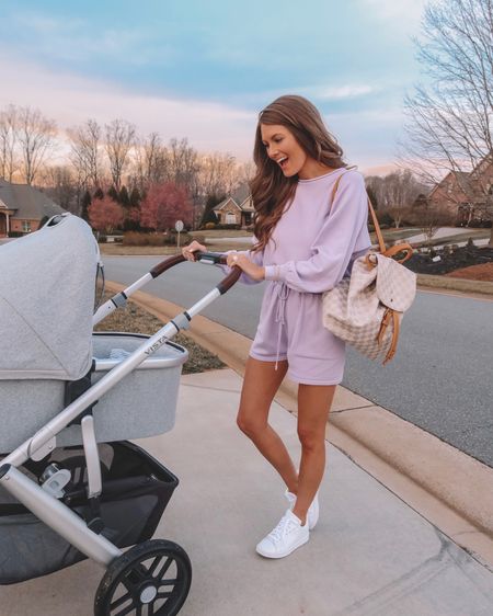 This Amazon set comes in pretty colors perfect for Valentine’s Day!
Loungewear, knit set, sweater, shorts, adidas sneakers, Vista V2 stroller, uppababy 

#LTKunder100 #LTKunder50 #LTKbaby