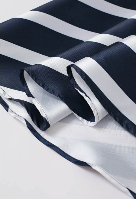 Adorable Stripe Side Pocket A-Line Maxi Skirt | Chicwish