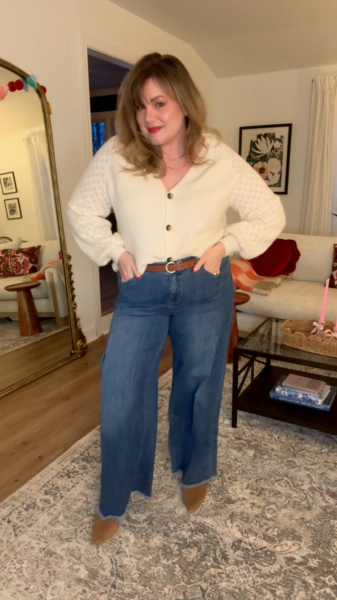 Date night outfit! Use my code CACULLA for 35% off denim! 

#LTKValentine #LTKmomlife #LTKPlusSize