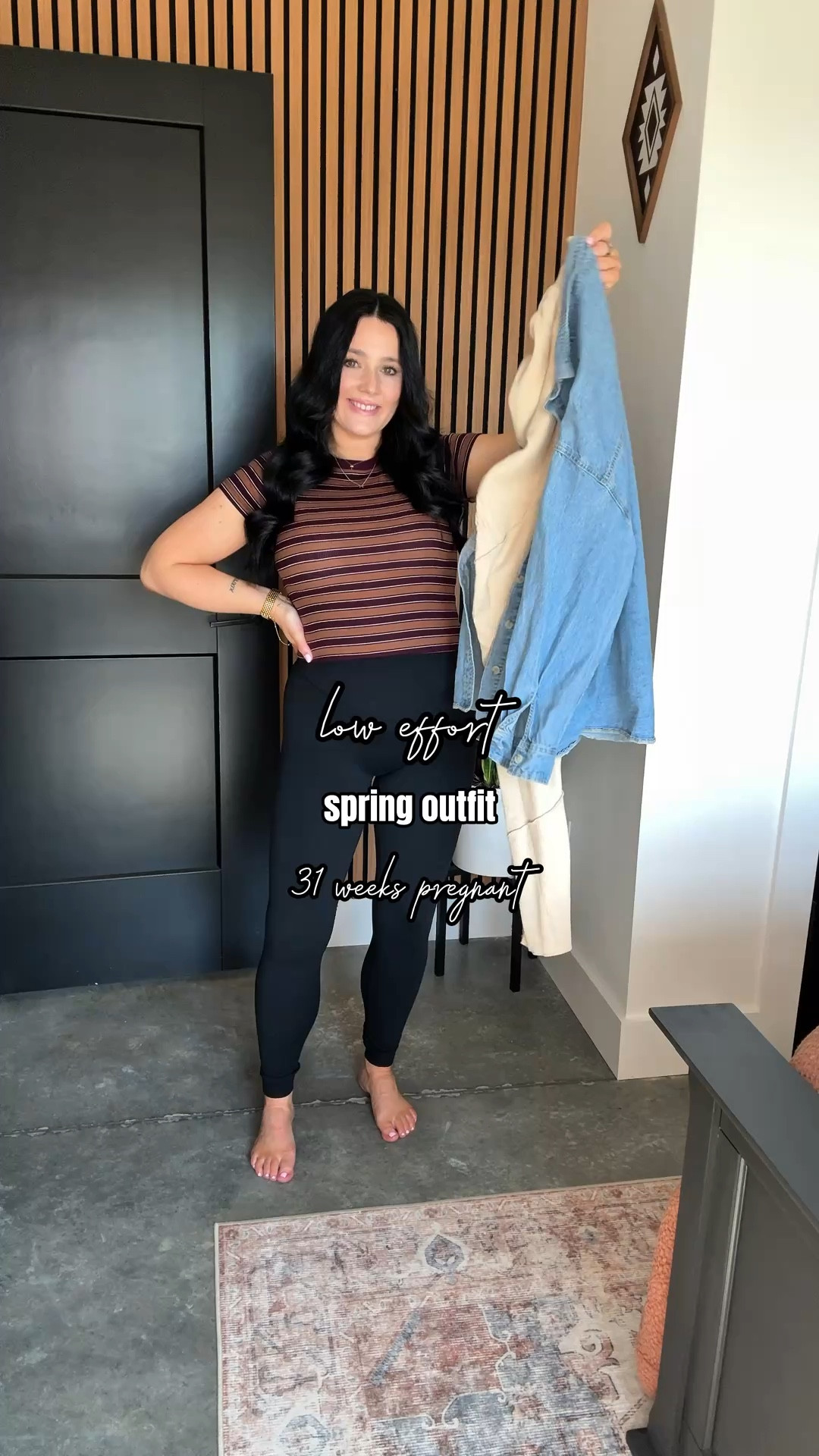 Low Effort, Bump Friendly Spring Outfit 🤍 (31w Pregnant)

Dress - xs (beige color - I was able to go with my pre-pregnancy size because it has so much stretch!)
Denim Button Down - medium (washed blue color)



#LTKgrwm #LTKootd #LTKBump