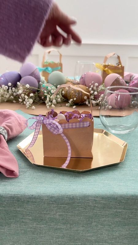 DIY Mini Easter Basket table setting treats 

#LTKhome #LTKSeasonal #LTKparties