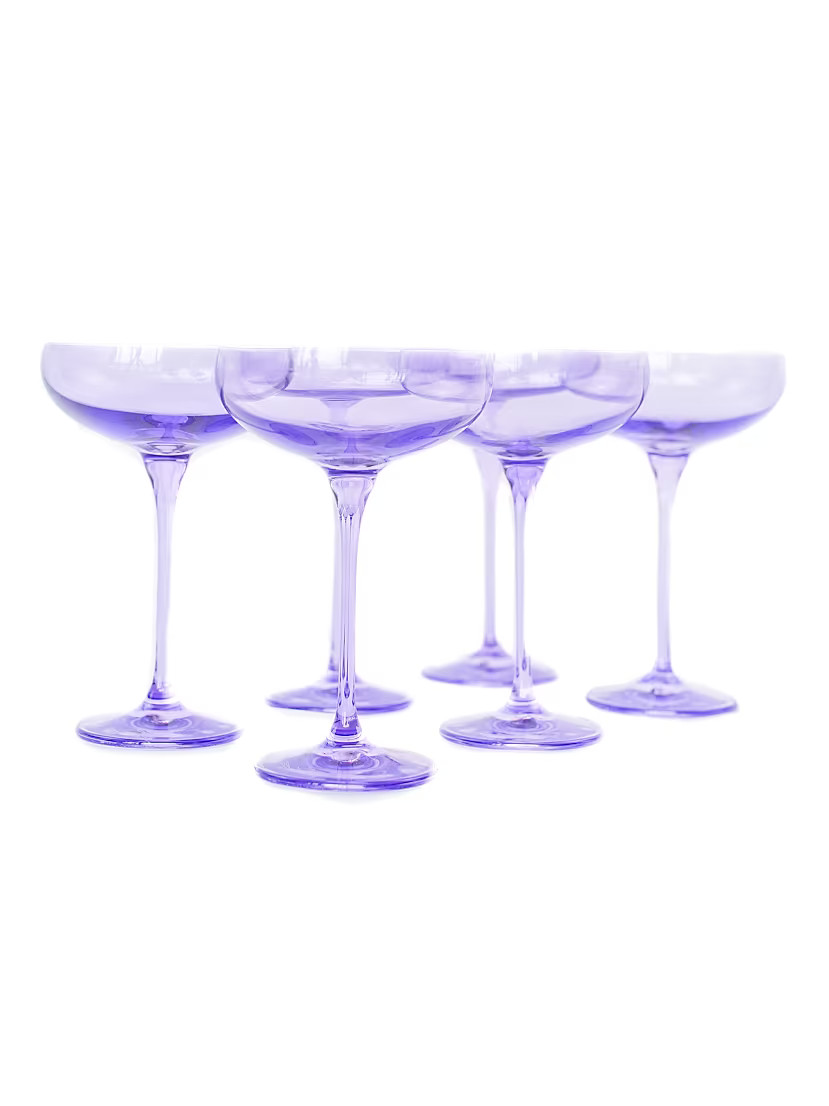 Tinted Champagne Coupes 6-Piece Set | Saks Fifth Avenue
