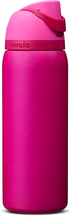 Owala FreeSip Insulated Stainless Steel Water Bottle with Straw for Sports, Travel, and School BPA-Free Sports Water Bottle, 32 oz, Beach House | Amazon (US)