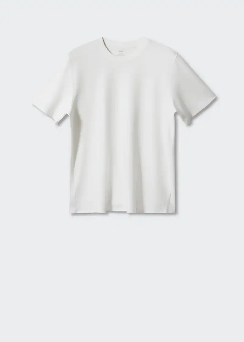 Breathable cotton t-shirt -  Men | Mango Man United Kingdom | MANGO (UK)