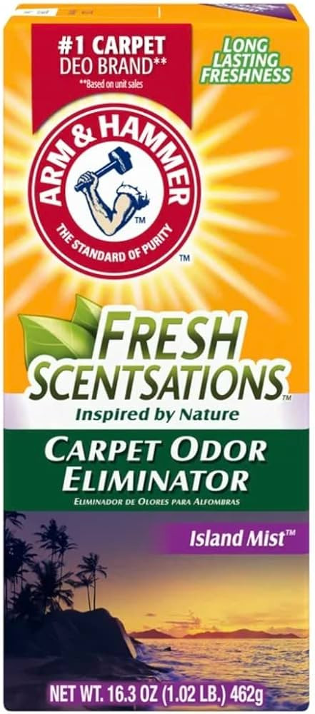 Arm & Hammer Fresh Sensations Island Mist Carpet Odor Eliminator 16.3 Oz | Amazon (US)